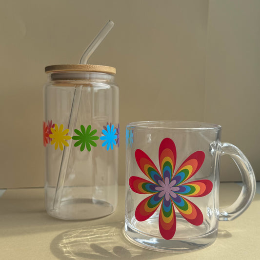 Rainbow Flower Cup/Mug